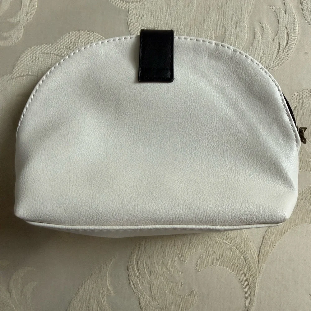 Diptyque‎ Paris White & Black Cosmetic Pouch Makeup Bag Toiletry Case